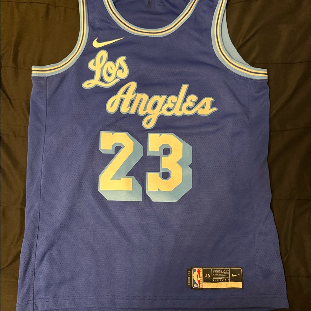 NBA Swingman Jersey - Blue and Yellow